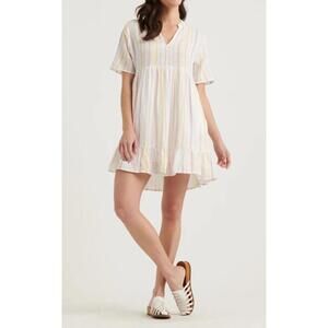 NWT Lucky Brand Meadow Dress Medium Summer Pocket Cottage Prairi Flowy Beach $90